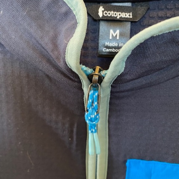 Cotopaxi Otero sz M full-zip fleece jacket 'Graphite' dark blue - Picture 8 of 15